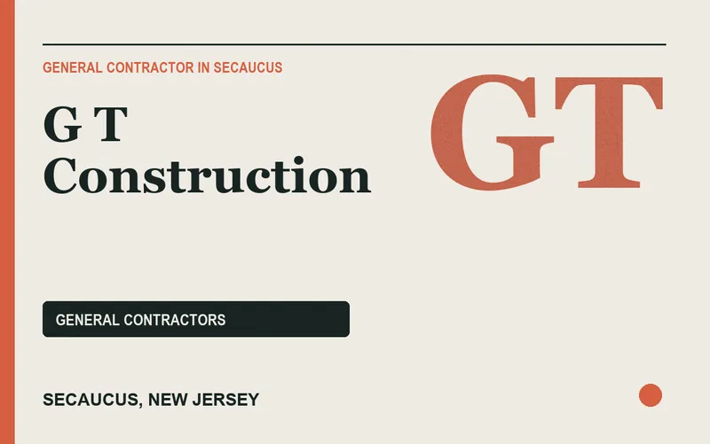 G T Construction in Secaucus, New Jersey