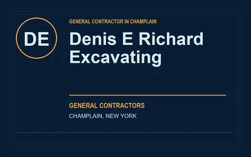 Denis E Richard Excavating in Champlain, New York