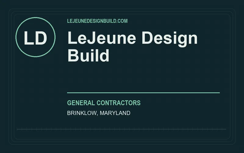 LeJeune Design Build in Brinklow, Maryland