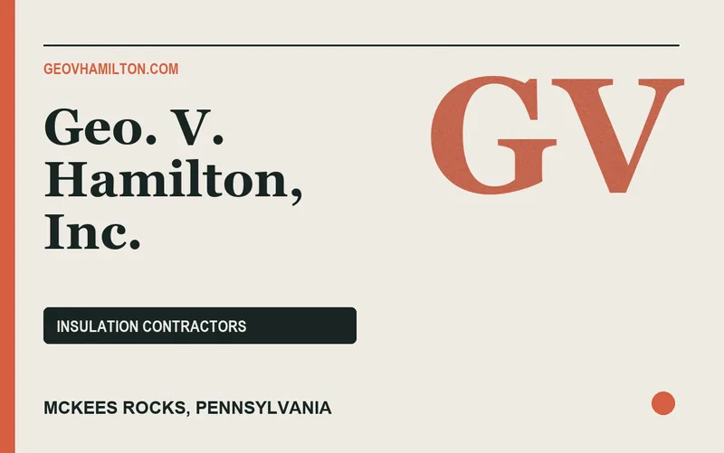 Geo. V. Hamilton, Inc. in McKees Rocks, Pennsylvania