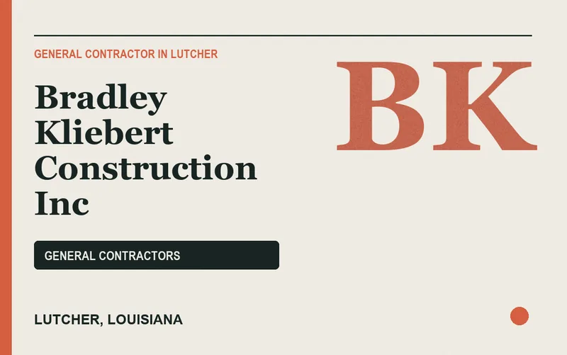 Bradley Kliebert Construction Inc in Lutcher, Louisiana