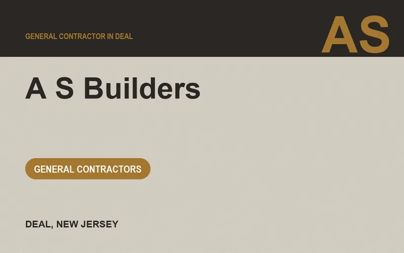 A S Builders in Deal, New Jersey