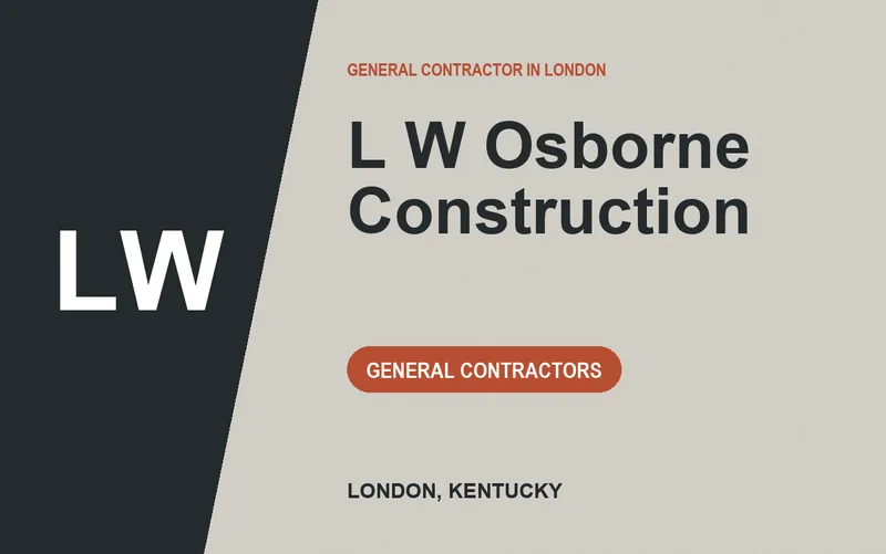 L W Osborne Construction in London, Kentucky