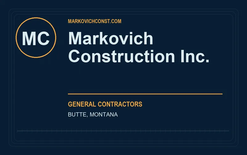Markovich Construction Inc. in Butte, Montana