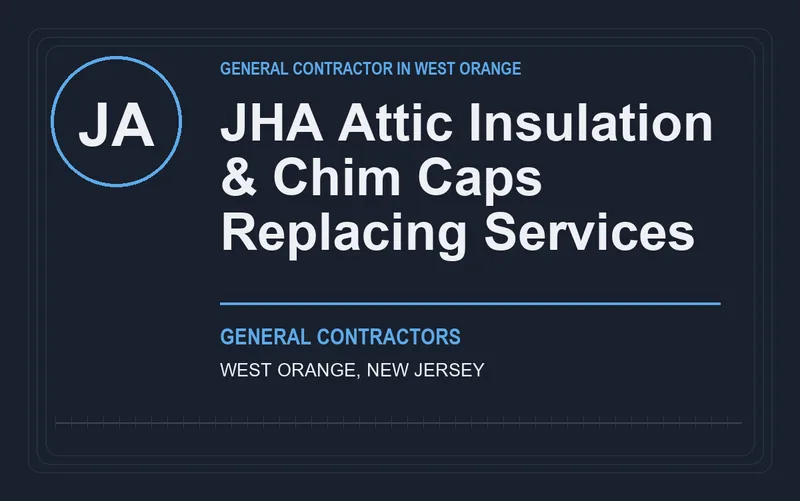 JHA Attic Insulation & Chim Caps Replacing Services in West Orange, New Jersey