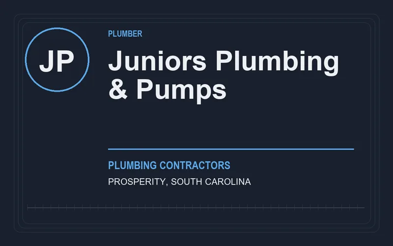 Juniors Plumbing & Pumps in Prosperity, South Carolina