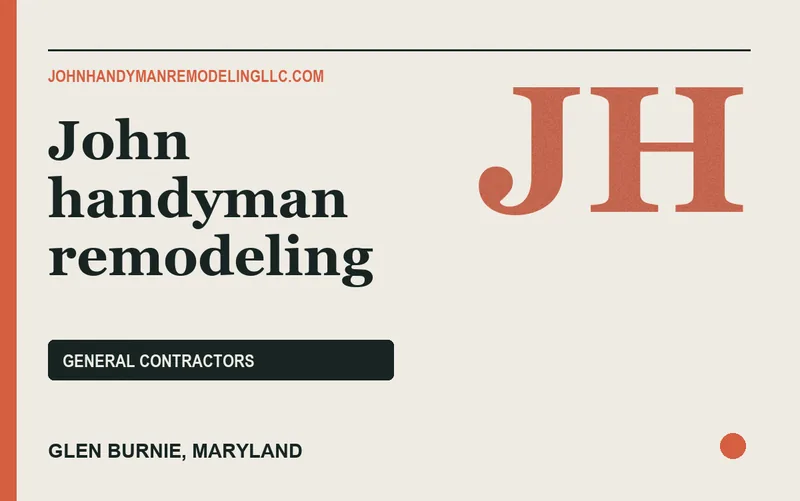 John handyman remodeling in Glen Burnie, Maryland