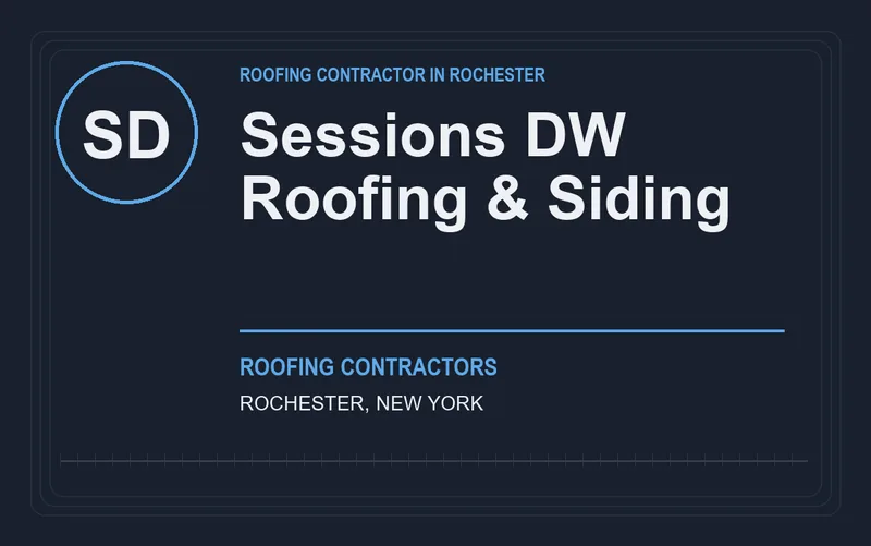 Sessions DW Roofing & Siding in Rochester, New York