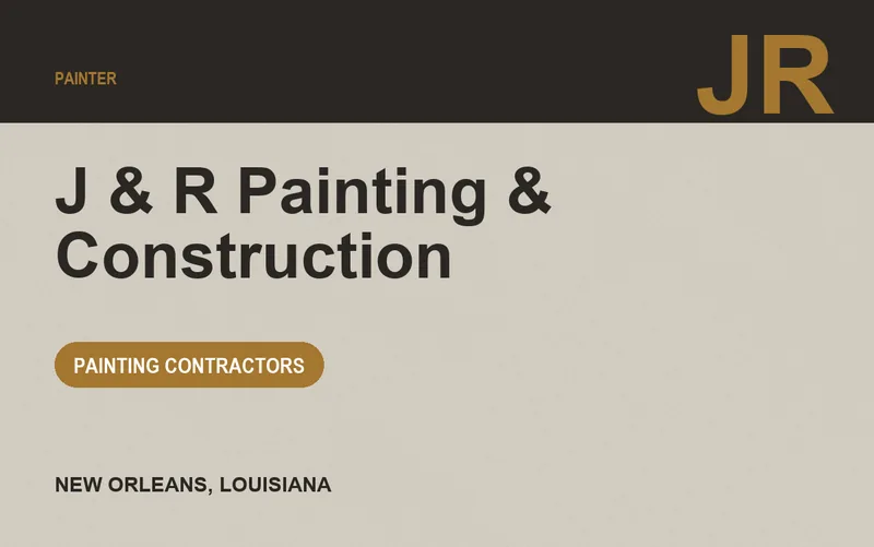 J & R Painting & Construction in New Orleans, Louisiana