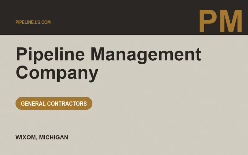 Pipeline Management Company in Wixom, Michigan