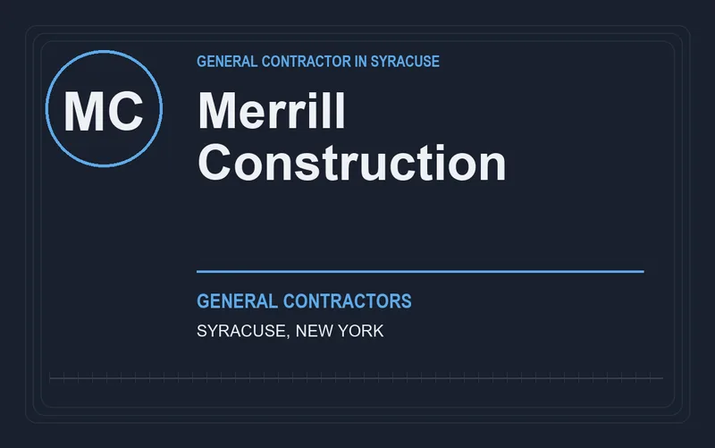 Merrill Construction in Syracuse, New York