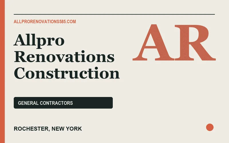 Allpro Renovations Construction in Rochester, New York