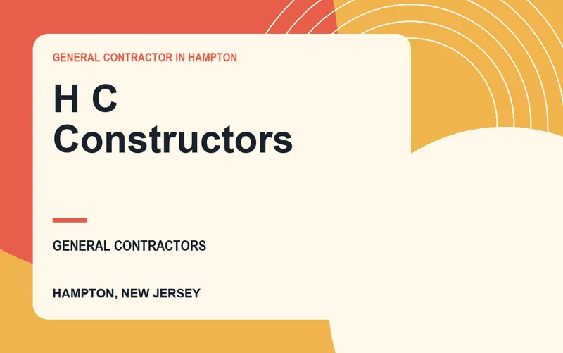 H C Constructors in Hampton, New Jersey