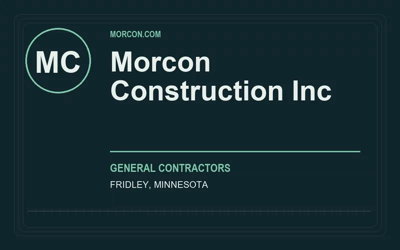 Morcon Construction Inc in Fridley, Minnesota