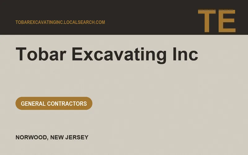 Tobar Excavating Inc in Norwood, New Jersey