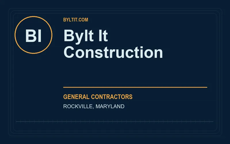 BYLT IT CONSTRUCTION in Rockville, Maryland