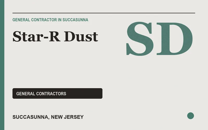 Star-R Dust in Succasunna, New Jersey
