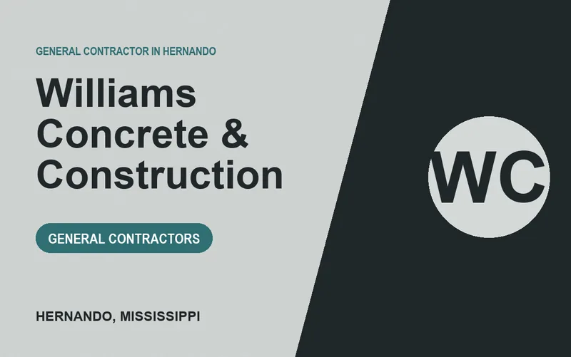 Williams Concrete & Construction in Hernando, Mississippi