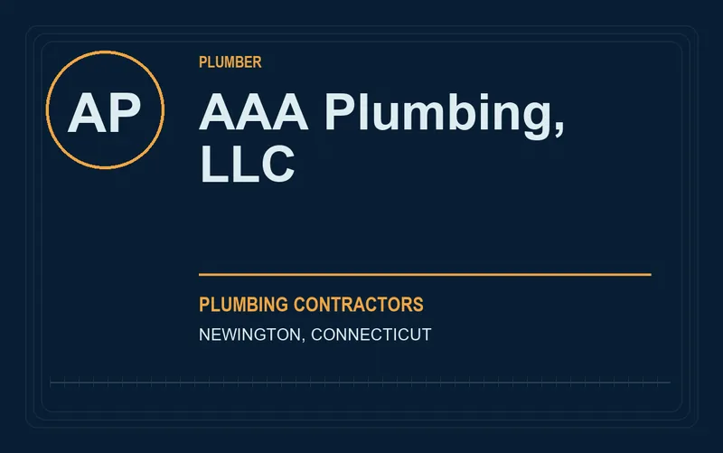 AAA Plumbing, LLC in Newington, Connecticut