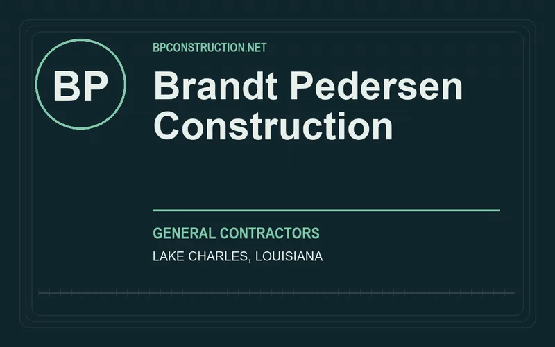 Brandt Pedersen Construction in Lake Charles, Louisiana