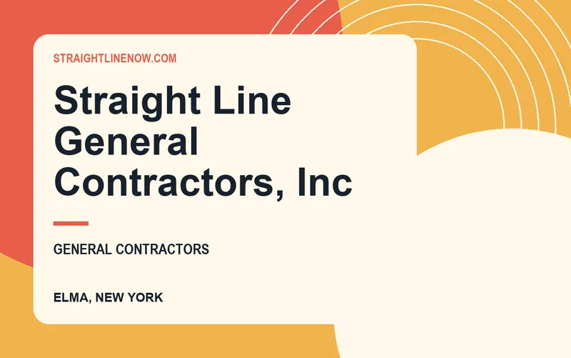 Straight Line General Contractors, Inc in Elma, New York