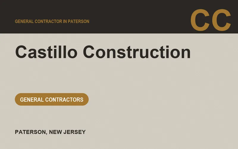 Castillo Construction in Paterson, New Jersey