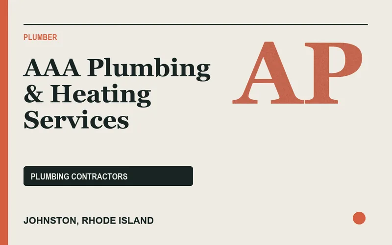 AAA Plumbing & Heating Services in Johnston, Rhode Island
