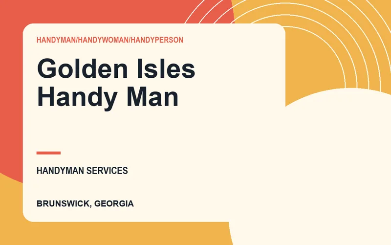 Golden Isles Handy Man in Brunswick, Georgia
