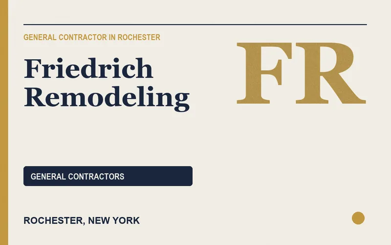 Friedrich Remodeling in Rochester, New York