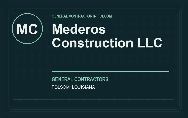 Mederos Construction LLC in Folsom, Louisiana