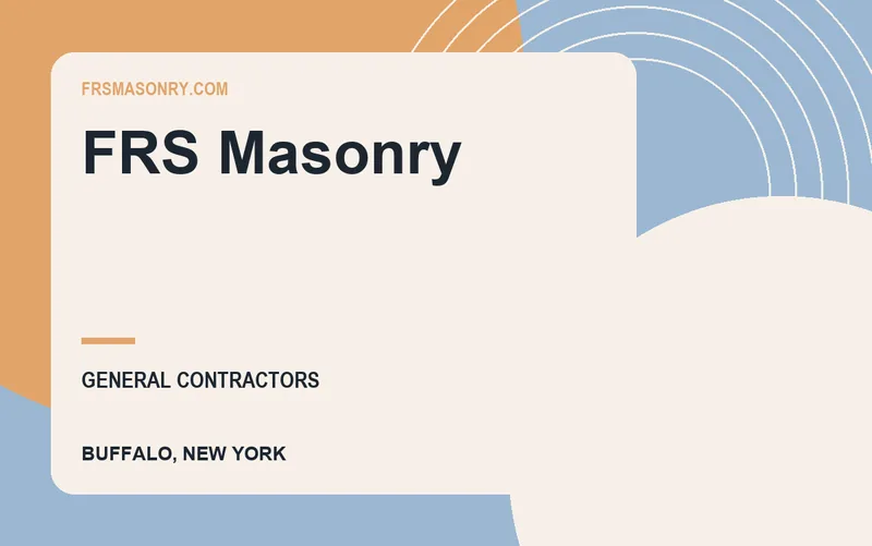 FRS Masonry in Buffalo, New York