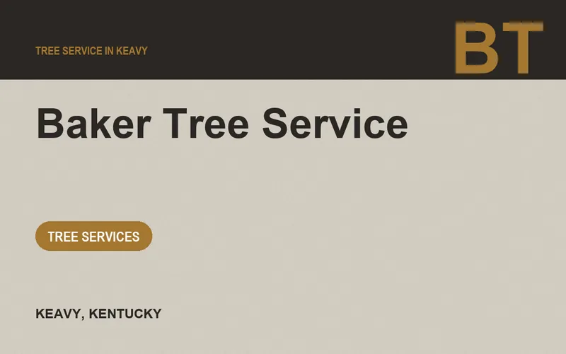 Baker Tree Service in Keavy, Kentucky