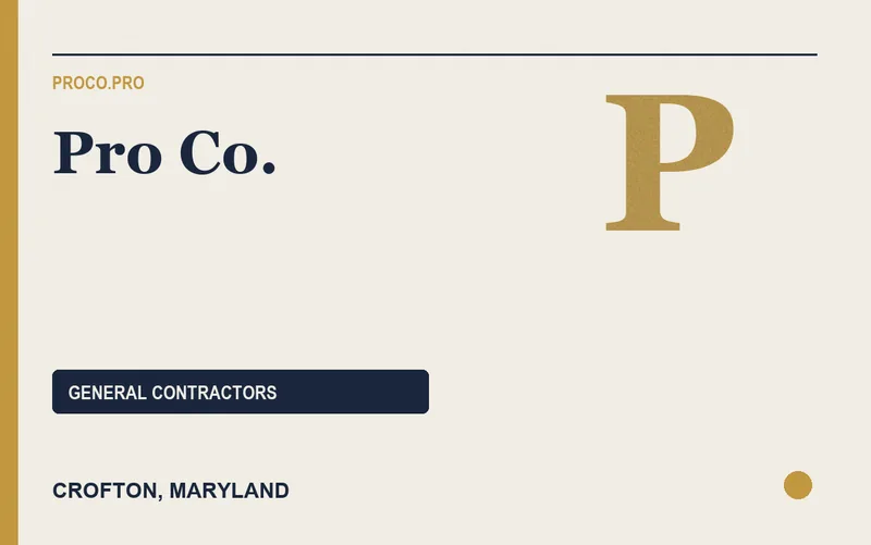 Pro Co. in Crofton, Maryland