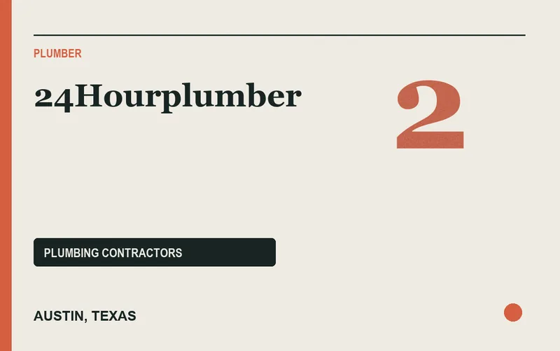 24hourplumber in Austin, Texas