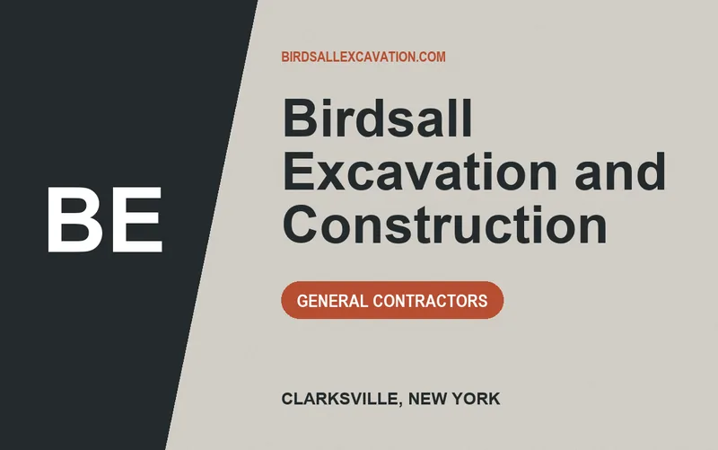 Birdsall Excavation and Construction in Clarksville, New York
