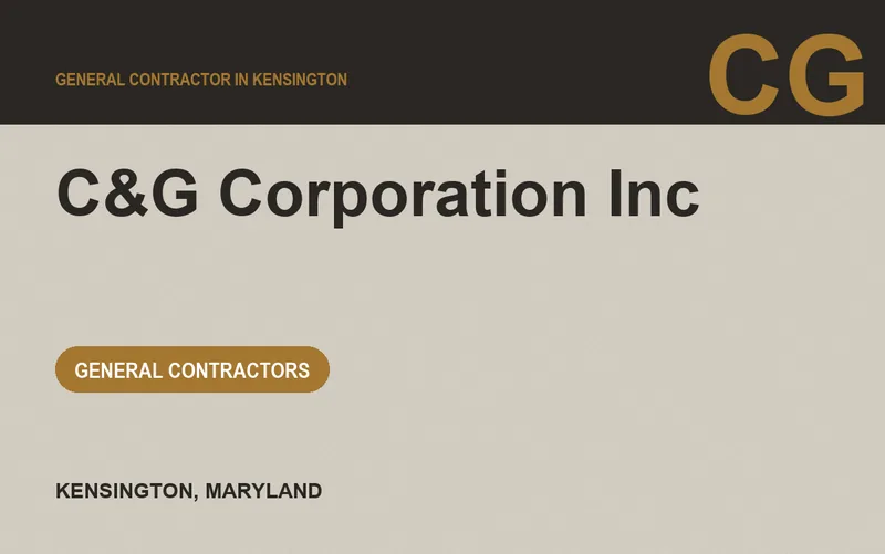 C&G Corporation Inc in Kensington, Maryland