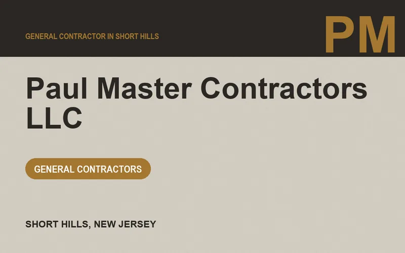 Paul Master Contractors LLC in Short Hills, New Jersey