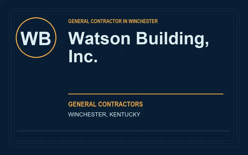 Watson Building, Inc. in Winchester, Kentucky