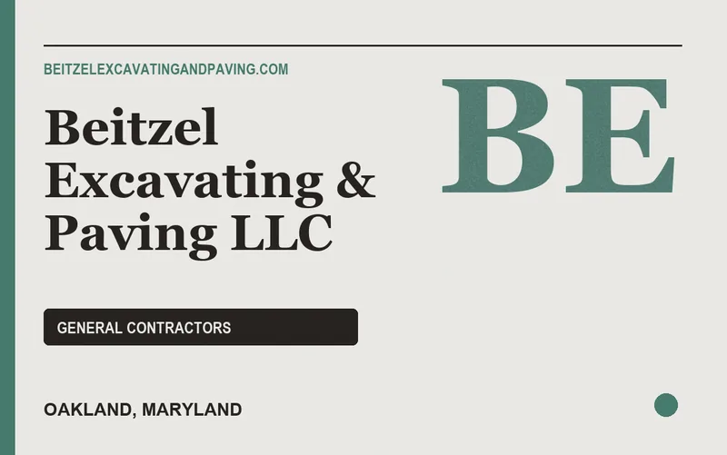 Beitzel Excavating & Paving LLC in Oakland, Maryland