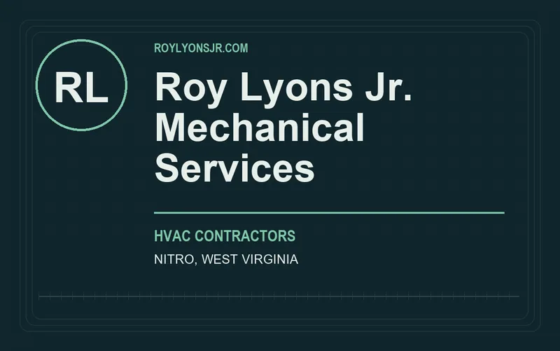 Roy Lyons Jr. Mechanical Services in Nitro, West Virginia