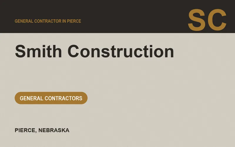 Smith Construction in Pierce, Nebraska