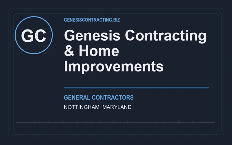 Genesis Contracting & Home Improvements in Nottingham, Maryland