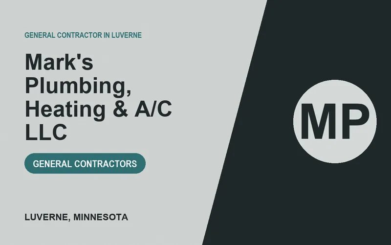 Mark's Plumbing, Heating & A/C LLC in Luverne, Minnesota