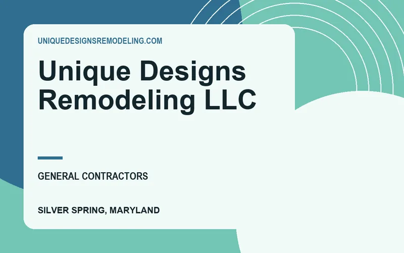 Unique Designs Remodeling LLC in Silver Spring, Maryland
