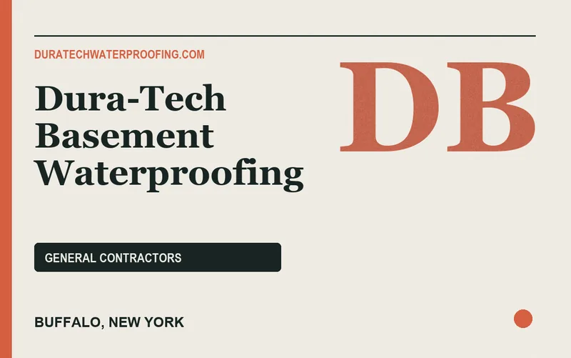 Dura-Tech Basement Waterproofing in Buffalo, New York