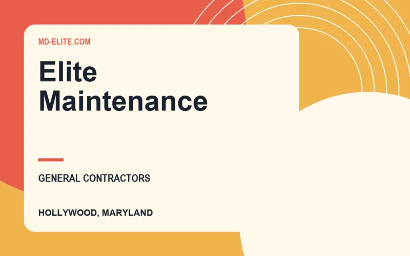 Elite Maintenance in Hollywood, Maryland