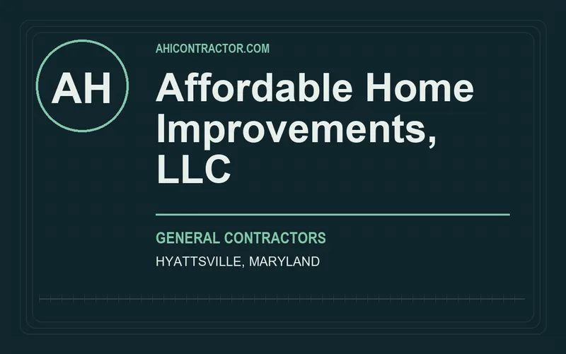 Affordable Home Improvements, LLC in Hyattsville, Maryland
