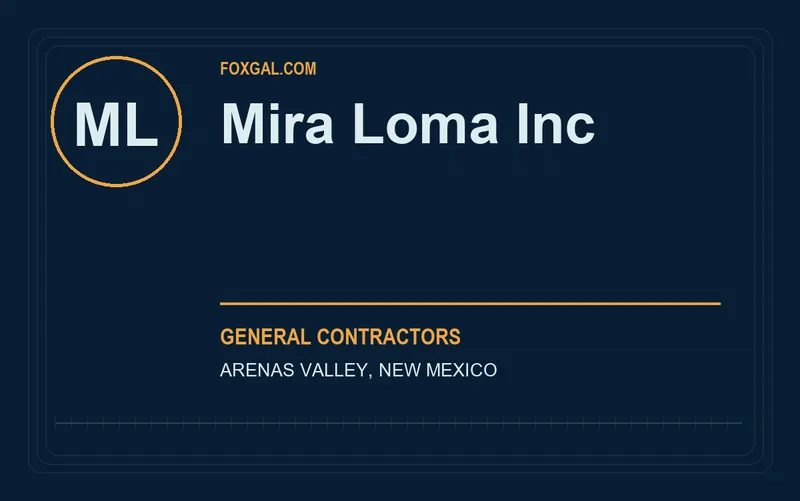 Mira Loma Inc in Arenas Valley, New Mexico