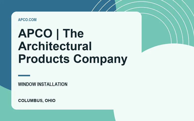 APCO | The Architectural Products Company in Columbus, Ohio