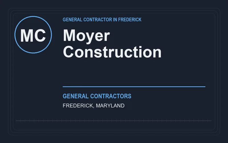 Moyer Construction in Frederick, Maryland